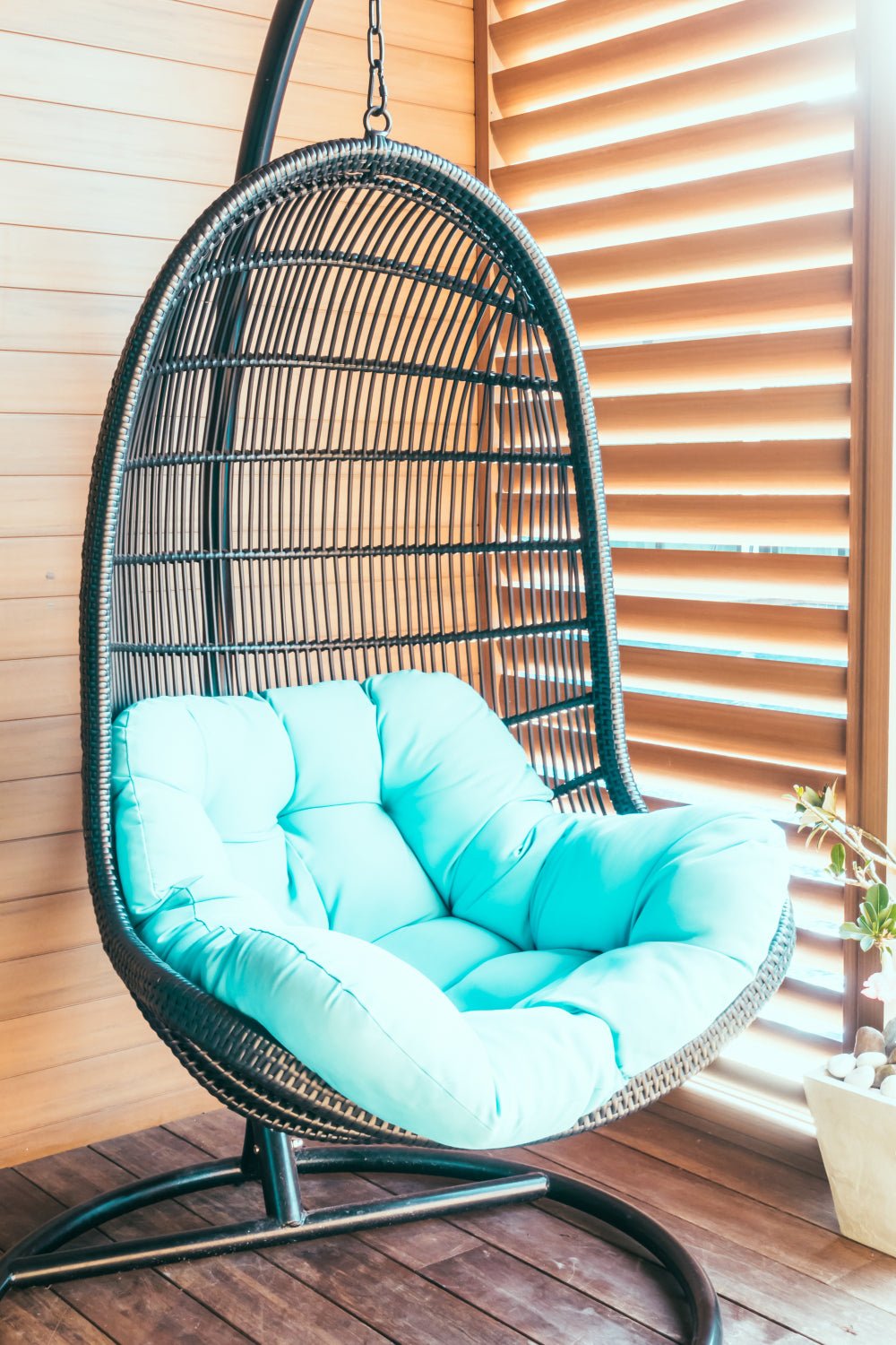 Exploring the Visual Impact and Distinctive Appeal of Hanging Egg Chairs - Oz Hammocks