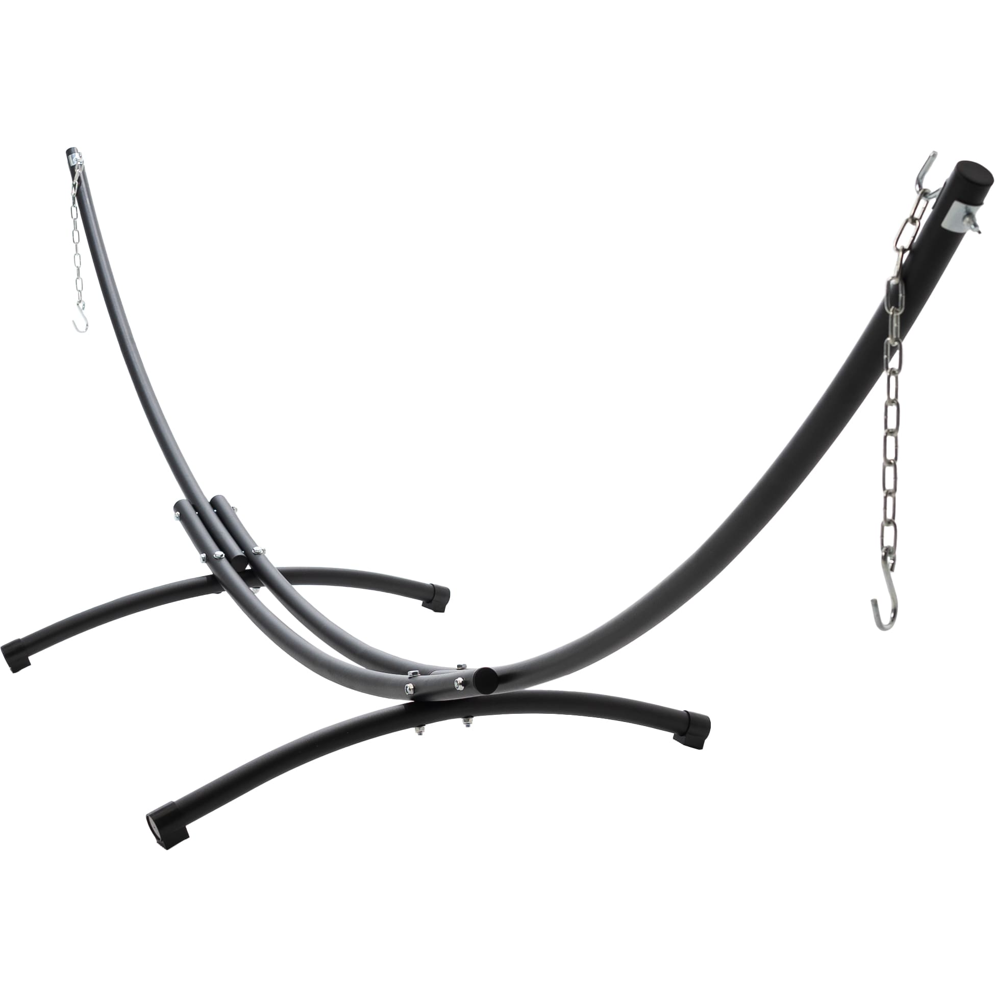 3.6m Steel Arc Hammock Stand in Black