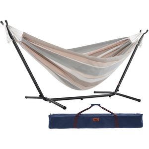 Freestanding Double Hammock & Stand Combo