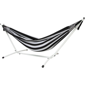 Double Colombian Raya Hammock with Stand Combo