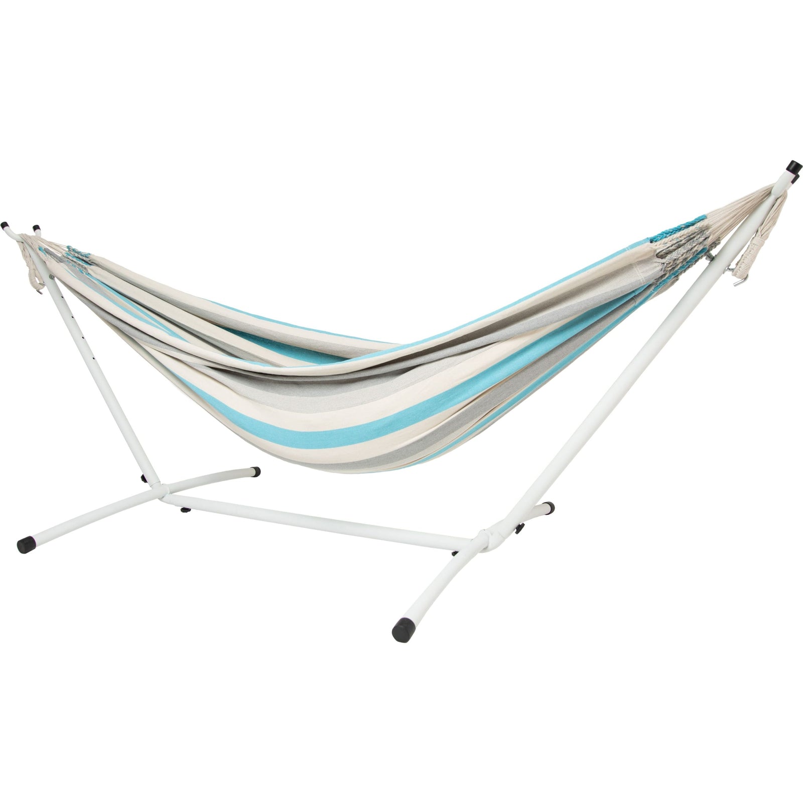 Double Colombian Raya Hammock with Stand Combo