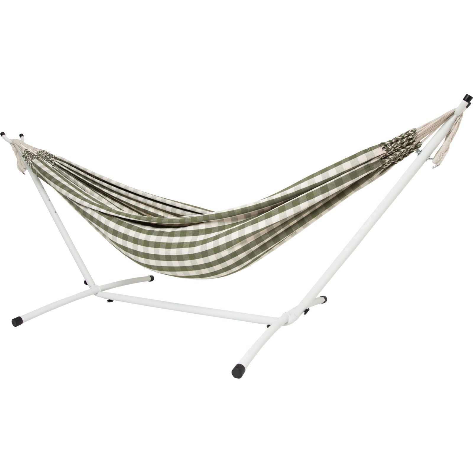 Double Colombian Vichy Hammock with Stand Combo