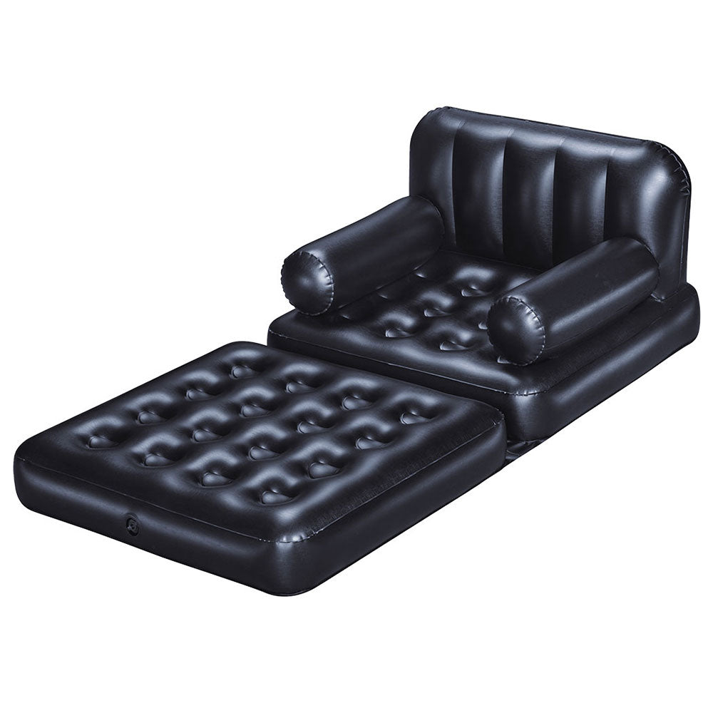 Inflatable Air Lounge Lazy Sofa Blow Up With Ottoman