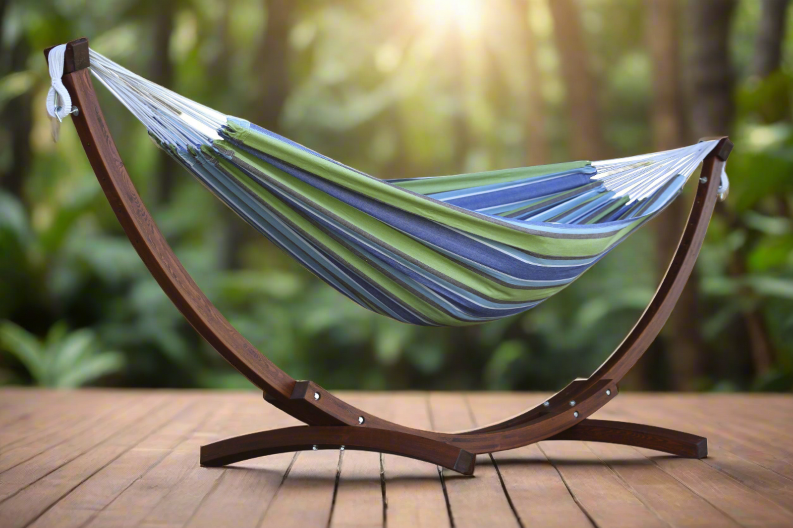 Free Standing Hammock Wooden Arc Combo