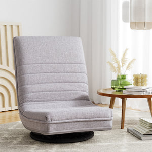 Swivel 360 Adjustable Floor Sofa Chair - Grey