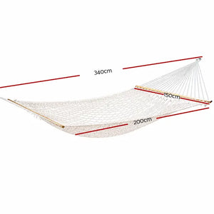 Cotton Rope Swing Hammock Double