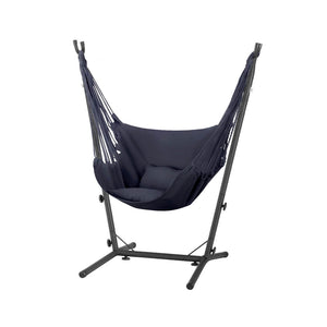 Gardeon Grey Hammock Chair With Metal Frame