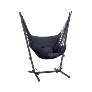 Gardeon Grey Hammock Chair With Metal Frame