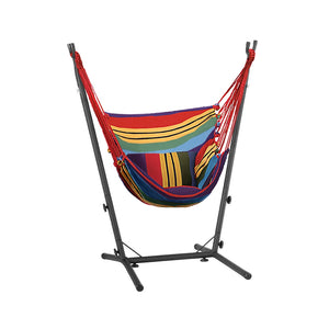 Gardeon Multicolour Hammock Chair With Metal Frame