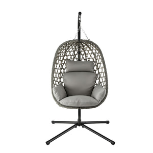 'MAGEN' Outdoor Swing Chair with Stand & Cushion