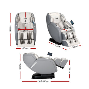 Livemor 4D Garin Massage Chair Recliner Grey