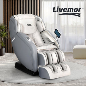 Livemor 4D Garin Massage Chair Recliner Grey