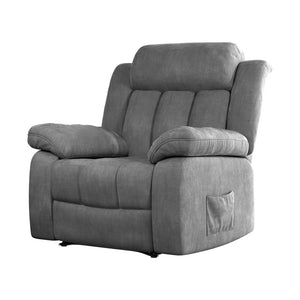 Artiss Recliner Chair Electric Massage Chair Velvet Grey