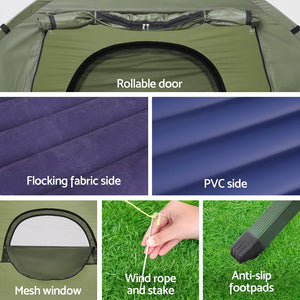 Weisshorn 5-in-1 Camping Tent 1-person Air Mattress Bed