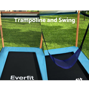 6FT Kids Trampoline w/ Swing Enclosure Safety Net