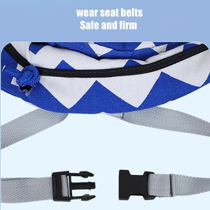 Blue Chevron Toddler Swing – Indoor & Outdoor Baby Swing Seat