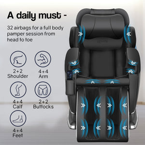 FORTIA Electric Massage Chair Full Body Zero Gravity