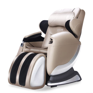 FORTIA Electric Massage Chair Full Body Reclining Zero Gravity Cream