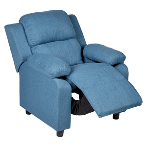 Erika Blue Kids Recliner