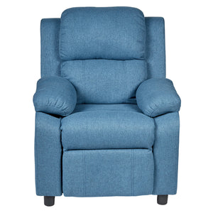 Erika Blue Kids Recliner