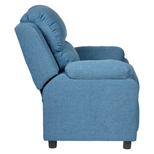 Erika Blue Kids Recliner