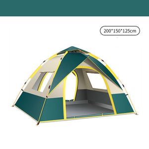 Green 2 Person Lightweight Camping Tent (200*150*125cm)