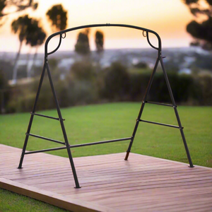 Patio Metal Swing Stand Heavy-Duty A-Shaped Frame