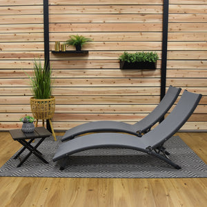 Pool Sun Lounge Chair 3 pc Set