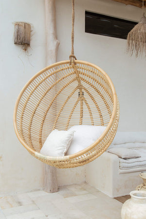 BELIZE Hanging Rattan Egg Chair