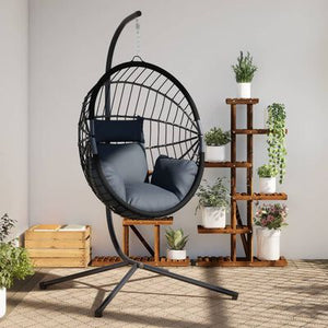 ABBY Hanging Rattan Egg Chair