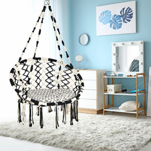 XL Macrame Swing With Cushion