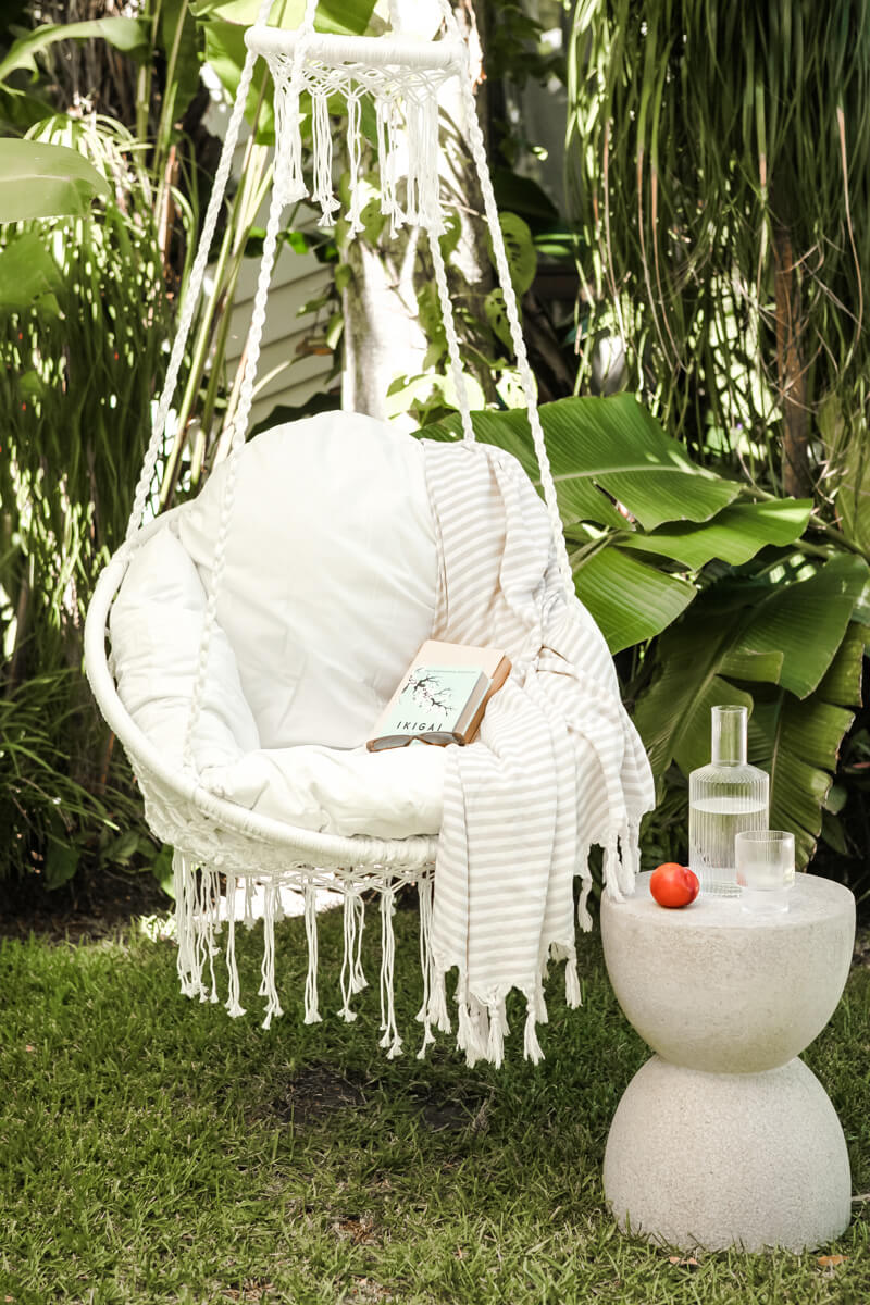 Macrame Deluxe Hanging Chair Boho - Main Image