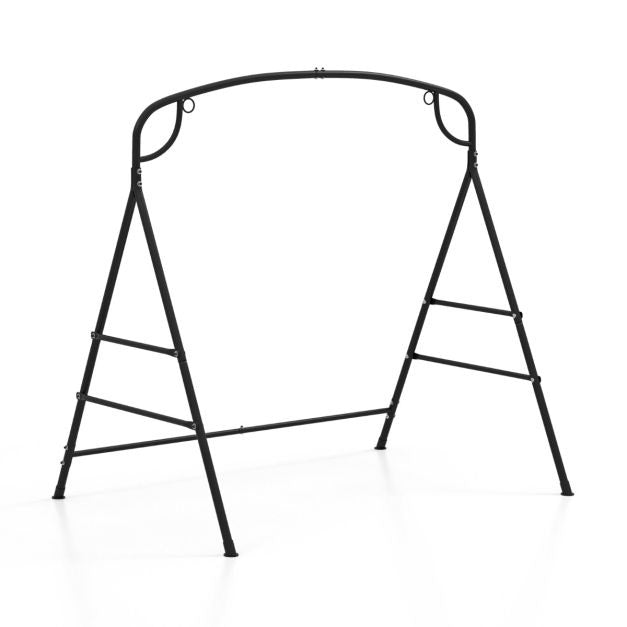 Patio Metal Swing Stand Heavy-Duty A-Shaped Frame