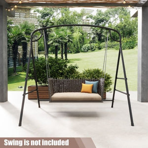 Patio Metal Swing Stand Heavy-Duty A-Shaped Frame