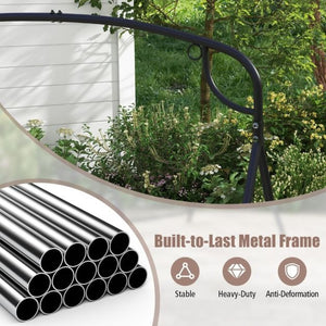 Patio Metal Swing Stand Heavy-Duty A-Shaped Frame