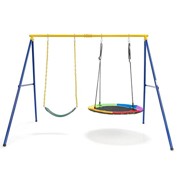 300 KG A-Shaped Frame with 2 Piece Swing Set - Oz Hammocks