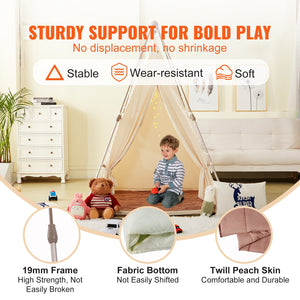 Kids Foldable Teepee Play Tent