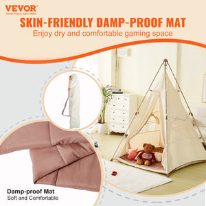 Kids Foldable Teepee Play Tent