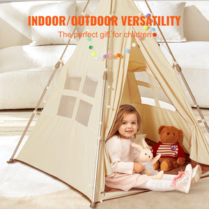 Kids Foldable Teepee Play Tent