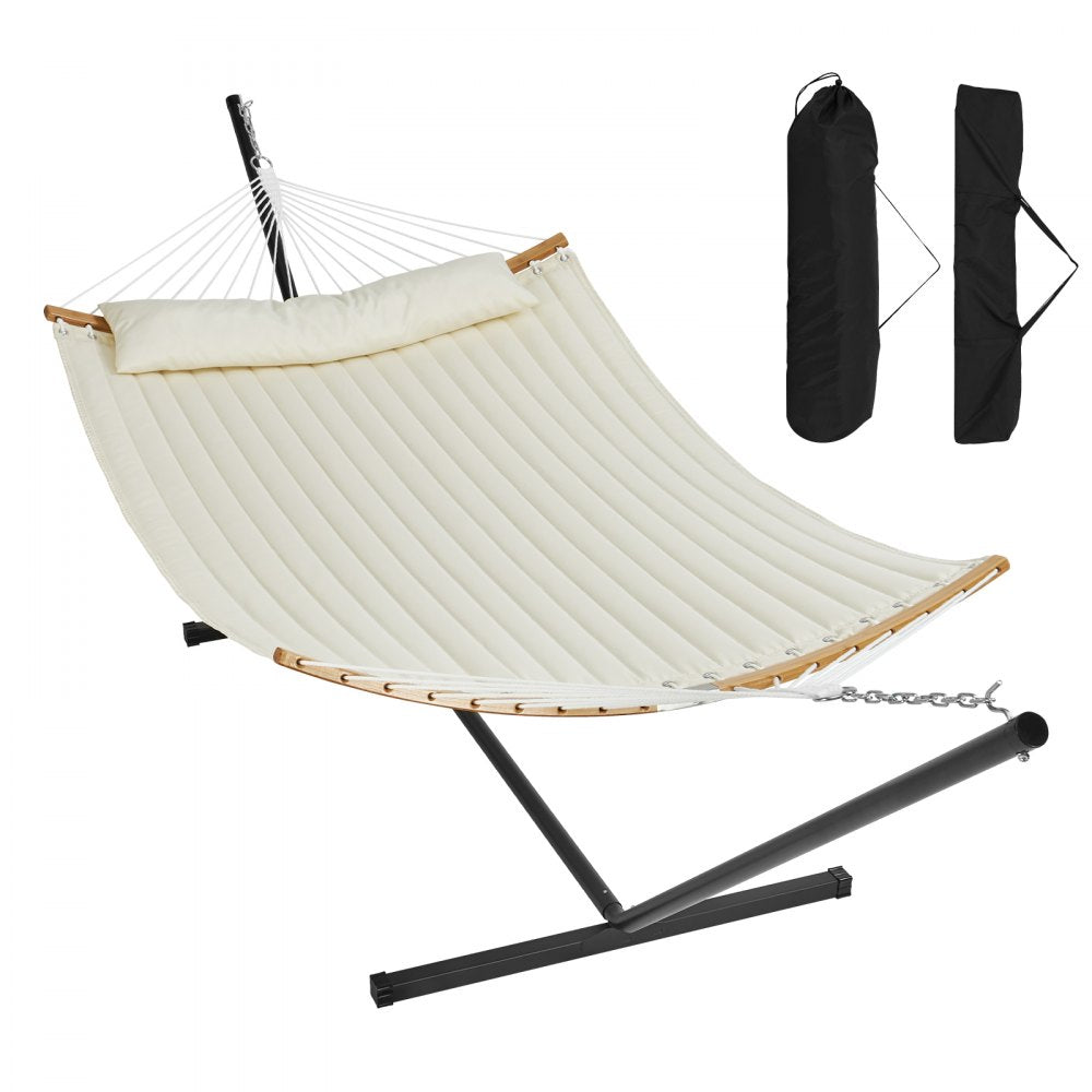 Freestanding Double Spreader Hammock with Stand - Heavy Duty