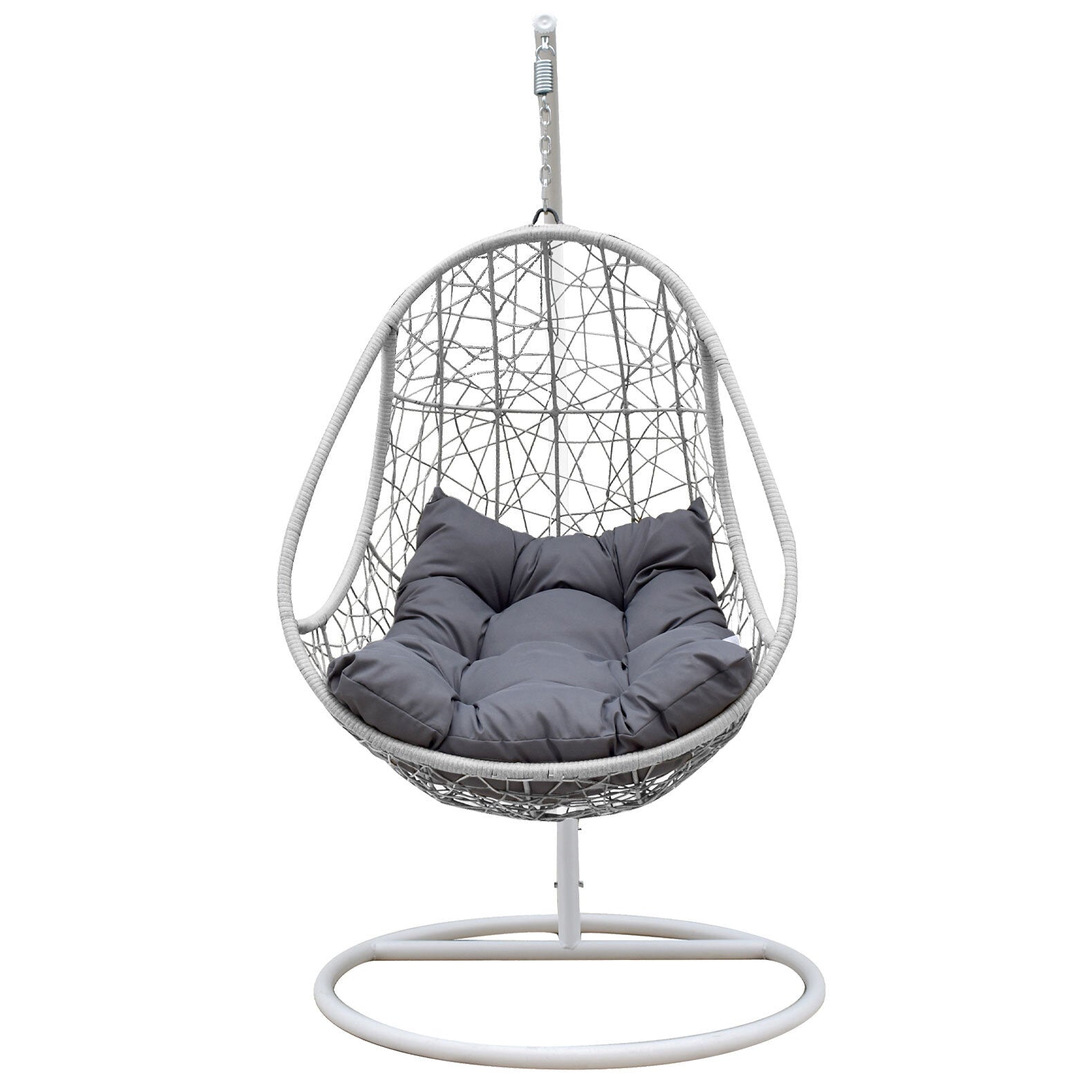 Curved Rattan Hanging Egg Chair Oz Hammocks