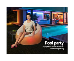 Inflatable LED Outdoor Lounge Chair