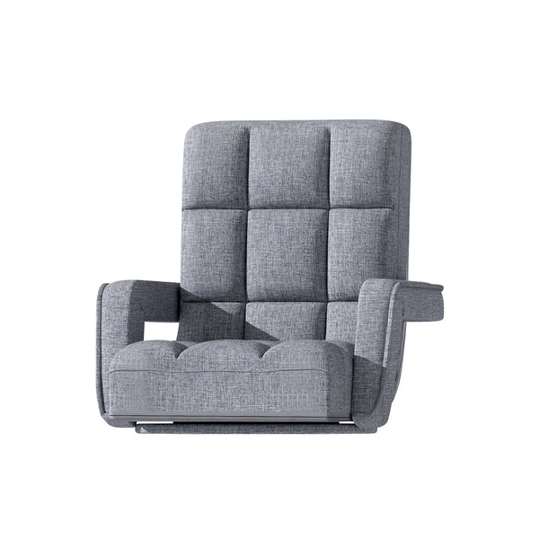 Artiss Floor Sofa Arm Chair Recliner Swivel Grey Oz Hammocks