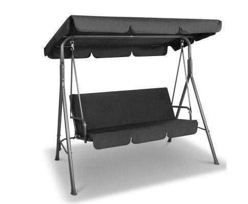 Outdoor 3 Seat Porch Swing Set