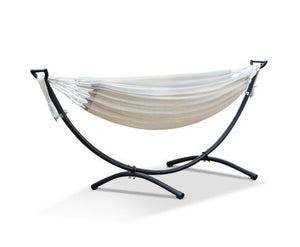 Free Standing Cream Hammock Bed With Frame