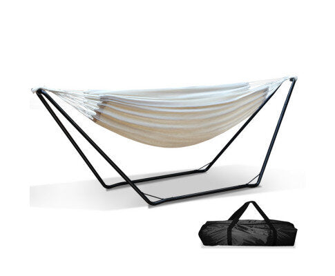 Gardeon Hammock Bed with Steel Frame Stand