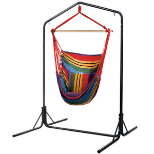 Multicolour Hanging Hammock Chair with Double Stand