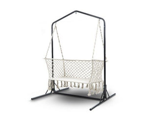 Double Hanging Chair & Stand