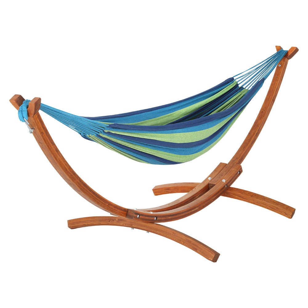 Gardeon Wooden Hammock with Stand Combo