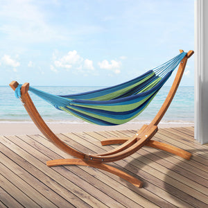 Gardeon Wooden Hammock with Stand Combo